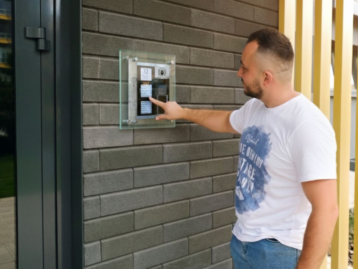 Manutenzione e installazione di citofoni condominiali a Napoli in un edificio residenziale